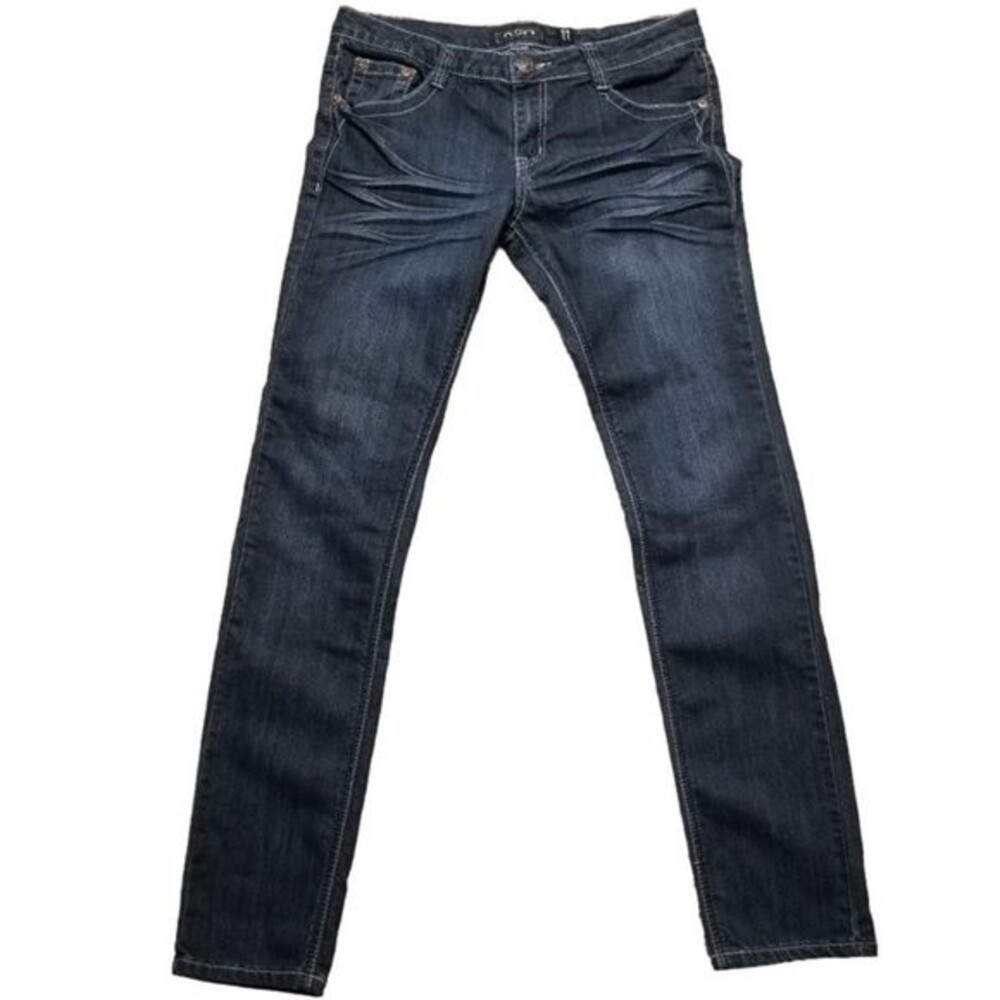 AGN Jeans Mid Rise Dark Wash Skinny 11